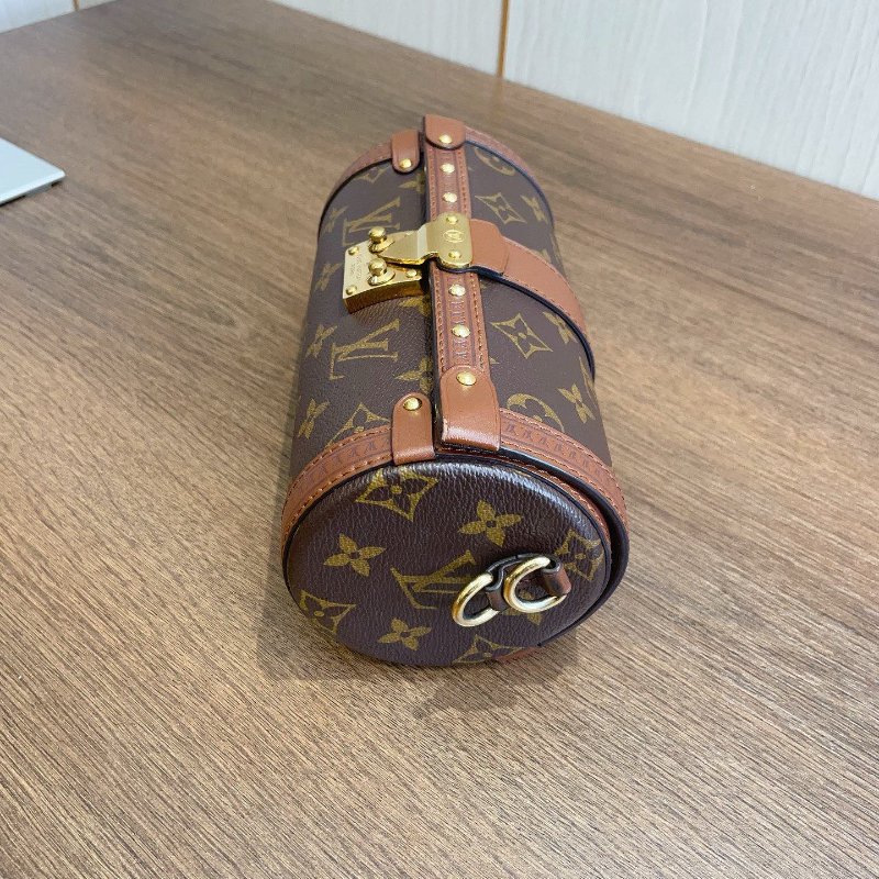 芯片款 路易威登/Louis Vuitton 老花紅皮 巴比龍20 鏈條包-2