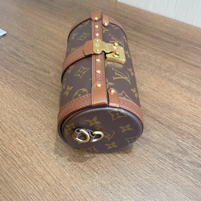 芯片款 路易威登/Louis Vuitton 老花紅皮 巴比龍20 鏈條包-3