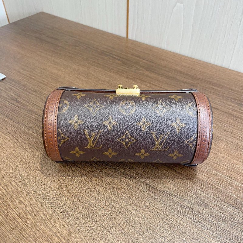 芯片款 路易威登/Louis Vuitton 老花紅皮 巴比龍20 鏈條包-4