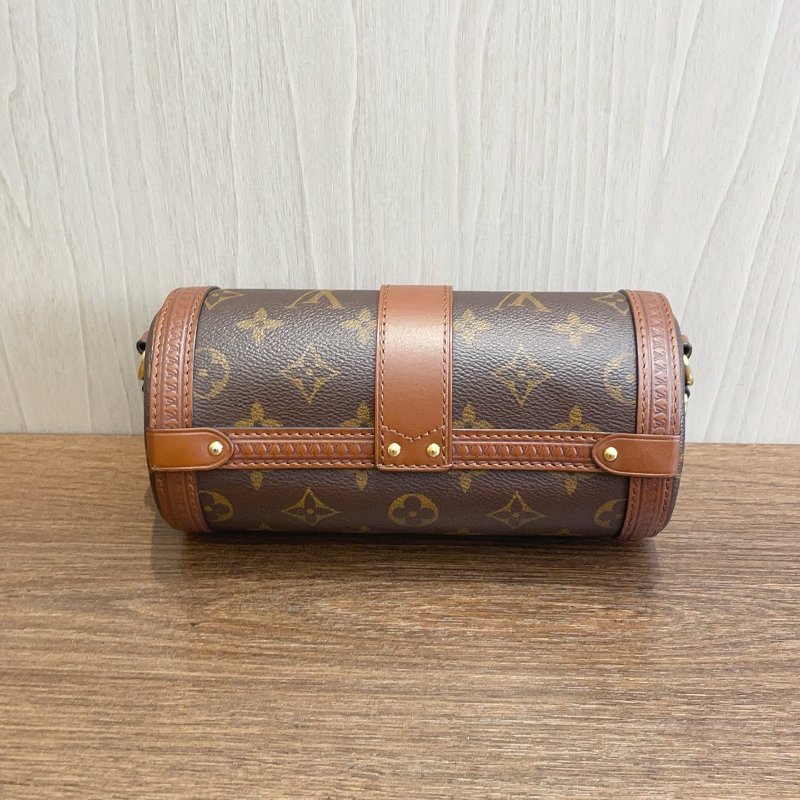 芯片款 路易威登/Louis Vuitton 老花紅皮 巴比龍20 鏈條包-7