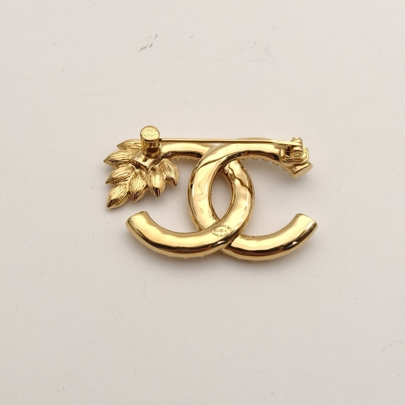 CHANEL 合金麥穗水鑽胸針-4