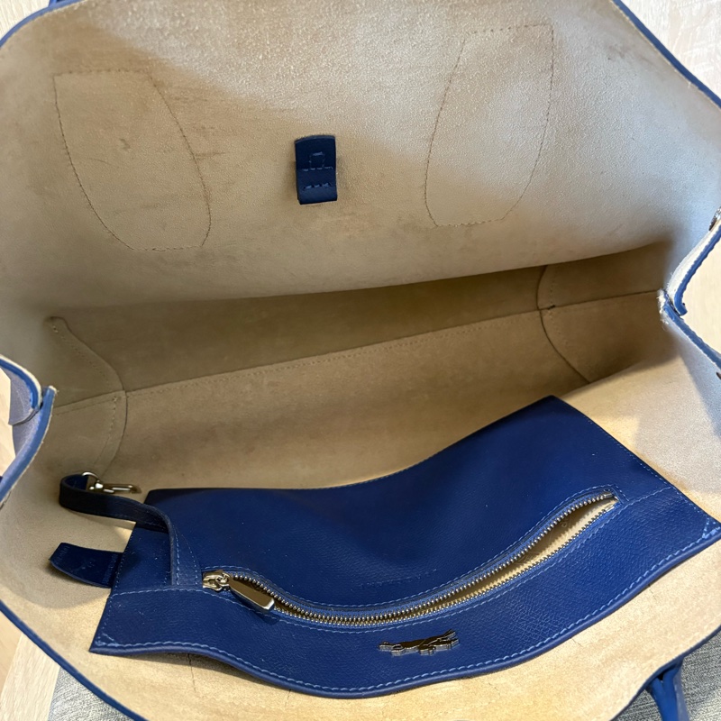 Longchamp 真皮托特包-2