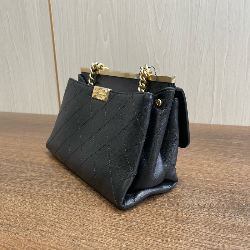 香奈兒/Chanel 黑金雙子星郵差包-2