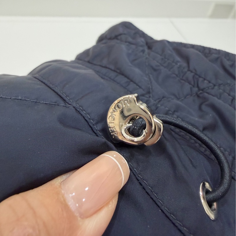 MONCHER NESEA GIUBBOTTO 深藍 藏青 荷葉邊 羽絨 羽絨外套 防風外套 夾克 外套-10