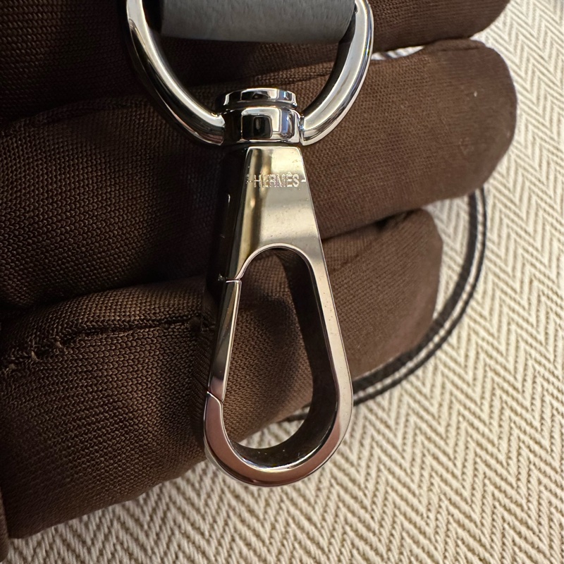 Hermes mini Evelyne 灰銀-6