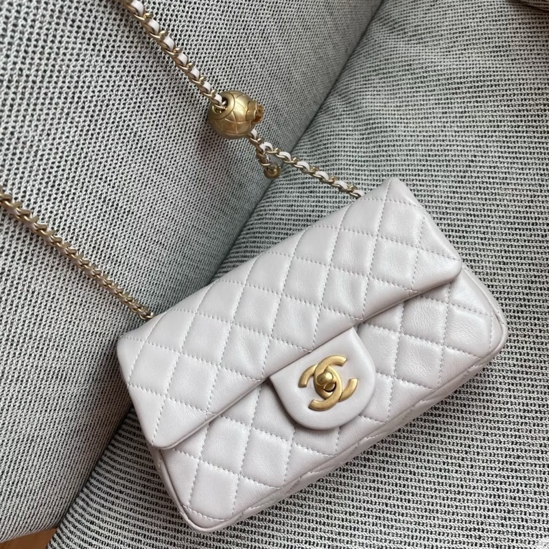 CHANEL香奈儿金球方胖子CF20全新全配大mini芯片款🪻绝版香芋紫-20