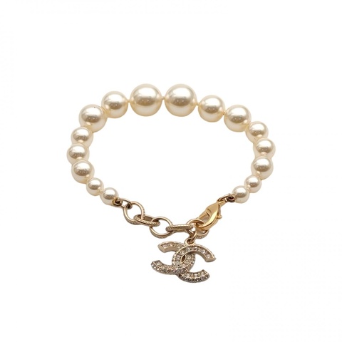 CHANEL 合金23V100周年珍珠手鏈