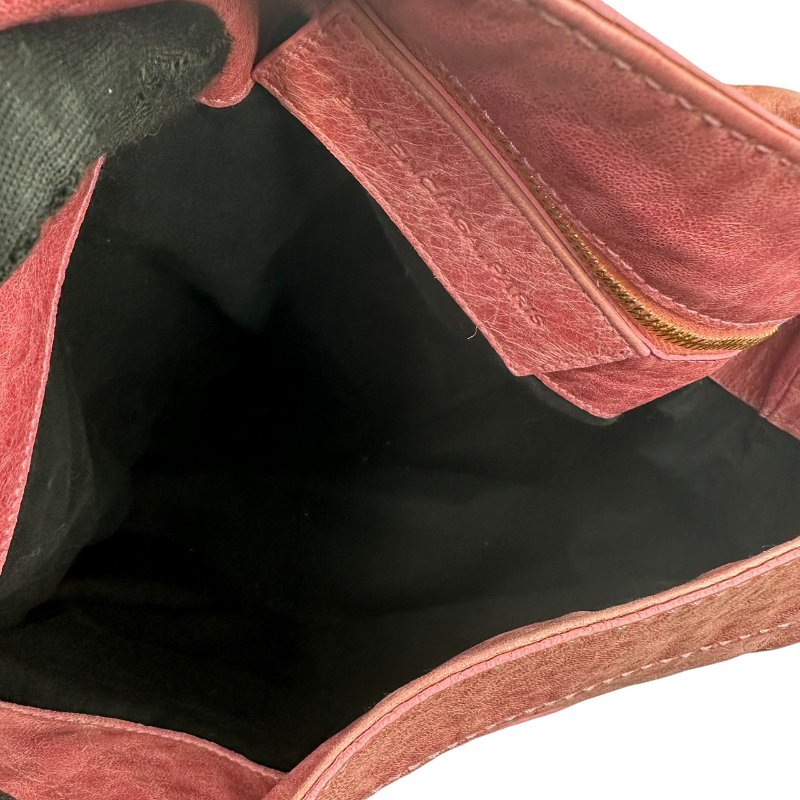 【美收精品】Balenciaga 巴黎世家粉色 機車包 C-349【隔月月中將轉賣至日本 上架期限30天】-8