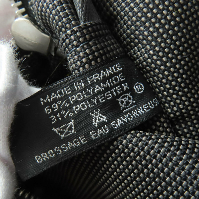 愛馬仕 Herline MM 帆布手提包，配銀色五金、鑰匙和掛鎖、Sellier 搭扣，灰色，法國製造，女士款。-11