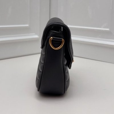 芯片款 路易威登/Louis Vuitton New Wave黑金牛皮肩背包-3