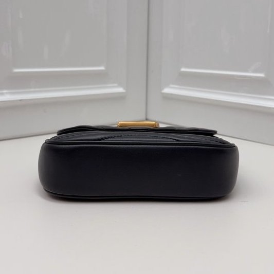 芯片款 路易威登/Louis Vuitton New Wave黑金牛皮肩背包-4