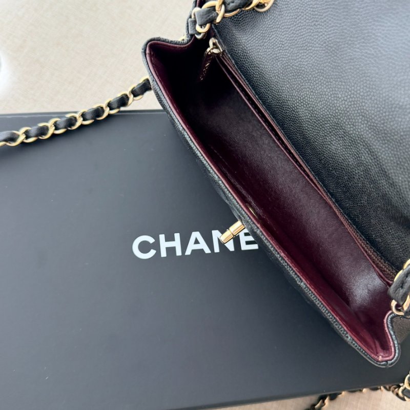 Chanel CF20 minicoco20 「現貨」絕版荔枝魚子醬牛皮配金釦！20公分超人氣經典款 最耐用有質感的皮革 9新 配件：紙盒、塵套-8