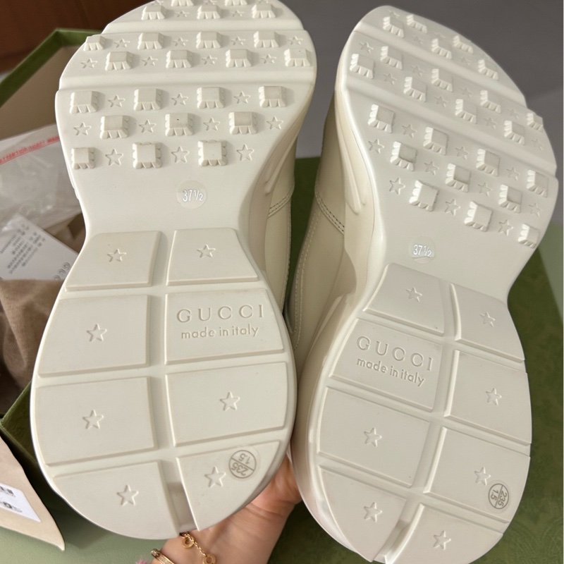 僅試穿過  Gucci 古馳 運動鞋 37.5碼 附件：盒+塵袋-6