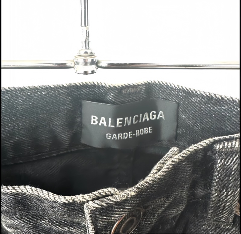 BALENCIAGA 2023 GARDE-ROBE BOOTCUT DENIM 灰色水洗喇叭牛仔褲 32/M-8