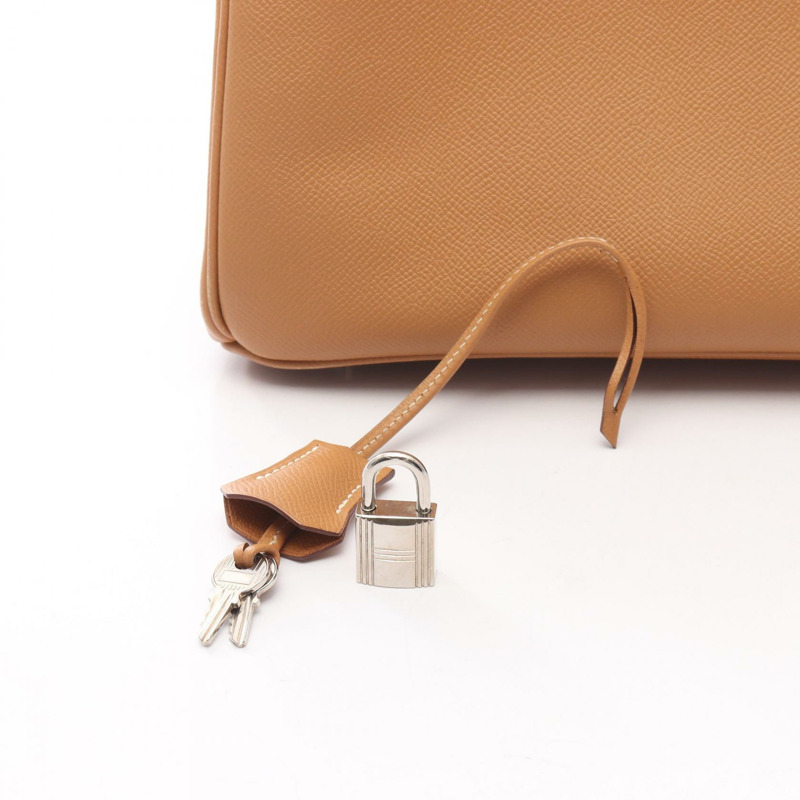 淺棕色 Epsom牛皮 Haut a Courroies HAC 32 手提包 □K刻 銀扣【HERMES 愛馬仕】-5