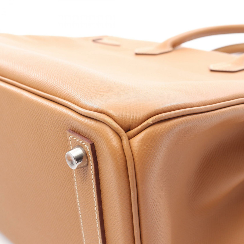 淺棕色 Epsom牛皮 Haut a Courroies HAC 32 手提包 □K刻 銀扣【HERMES 愛馬仕】-7