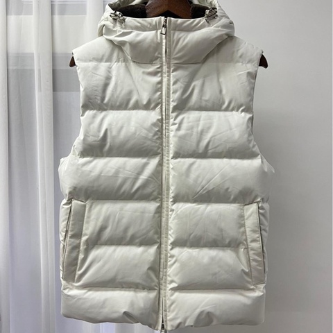 Loro piana 諾悠翩雅 科技防水布料羽絨連帽馬甲