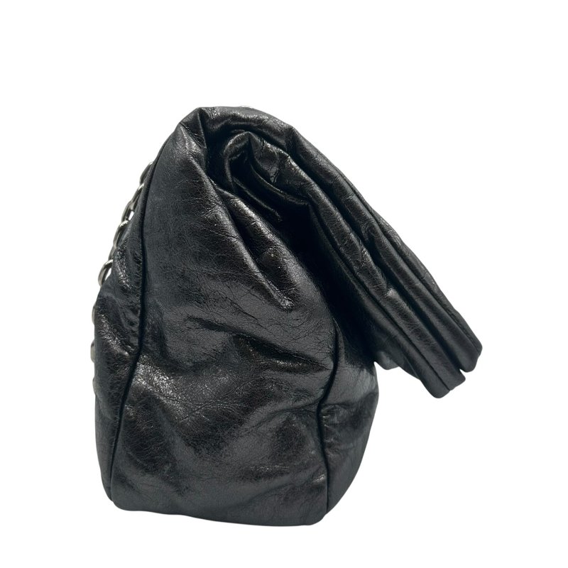 【美收精品】Balenciaga 巴黎世家黑銀肩背包 C-350【隔月月中將轉賣至日本 上架期限30天】-3