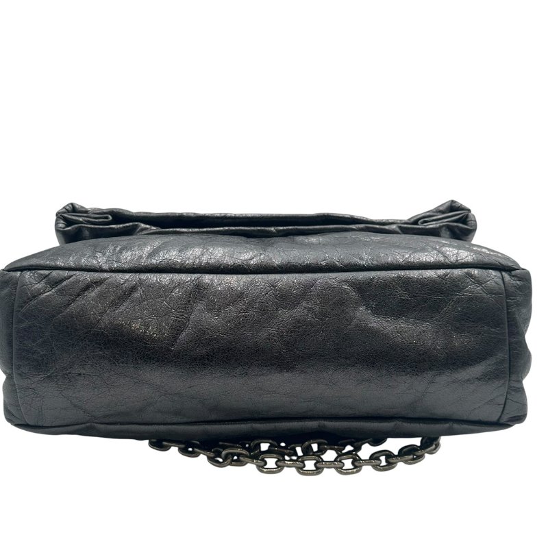 【美收精品】Balenciaga 巴黎世家黑銀肩背包 C-350【隔月月中將轉賣至日本 上架期限30天】-4