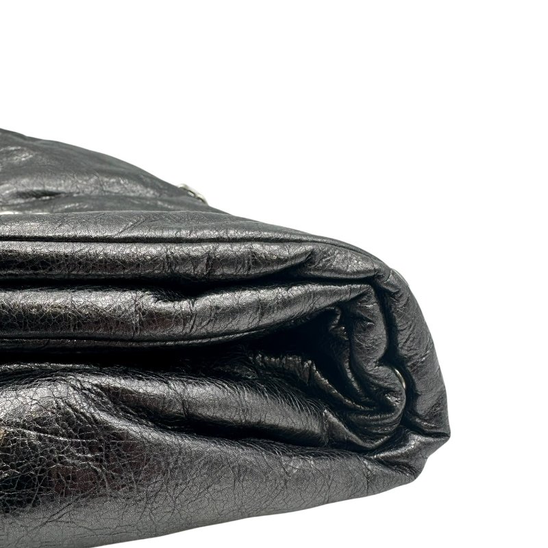 【美收精品】Balenciaga 巴黎世家黑銀肩背包 C-350【隔月月中將轉賣至日本 上架期限30天】-10