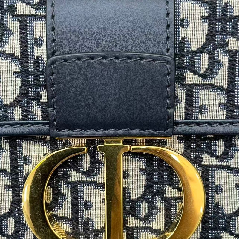 迪奧/Dior  藍色 Oblique 印花 17.5 x 11.5 x 5釐米-2