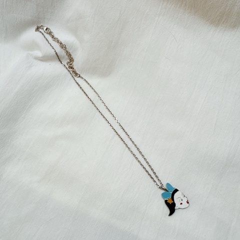 二手正品Dior迪奧限定美人魚珐瑯系列項鍊 Dior項鍊 Dior頸鏈 Dior配件