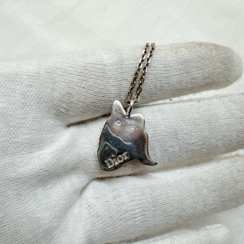 二手正品Dior迪奧限定美人魚珐瑯系列項鍊 Dior項鍊 Dior頸鏈 Dior配件-11