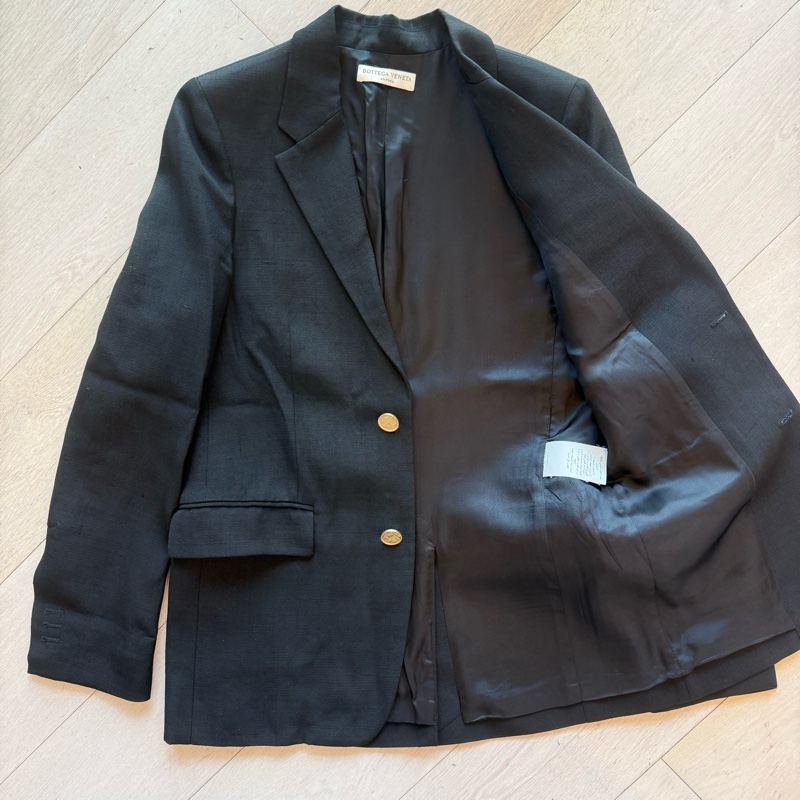 Bottega Veneta 👍🏻 Black Blazer 100%Real, 90%New, size 36-1