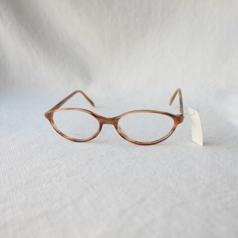 /庫存新品/Max Mara琥珀木紋古董眼鏡