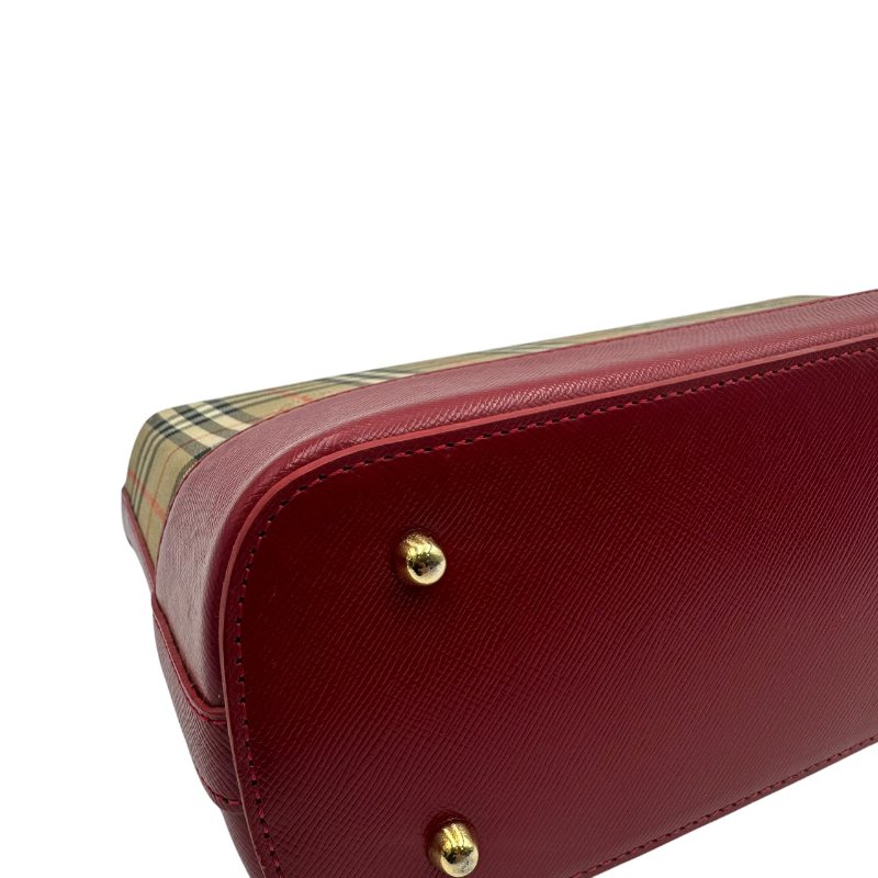 【美收精品】【美收精品】BURBERRY 格紋手提包 C-363【隔月月中將轉賣至日本 上架期限30天-5