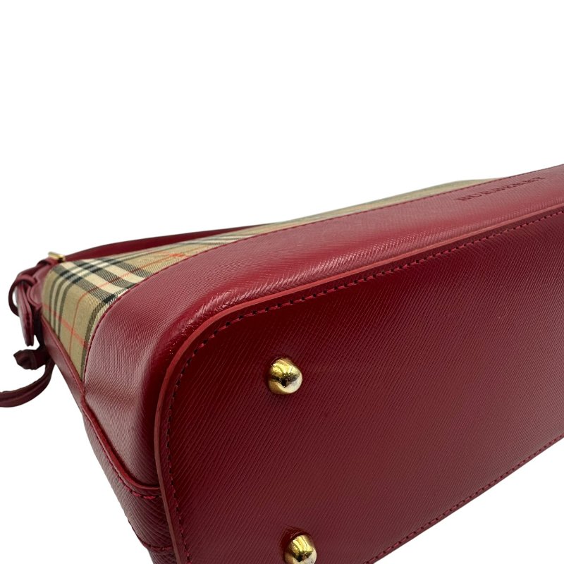 【美收精品】【美收精品】BURBERRY 格紋手提包 C-363【隔月月中將轉賣至日本 上架期限30天-6