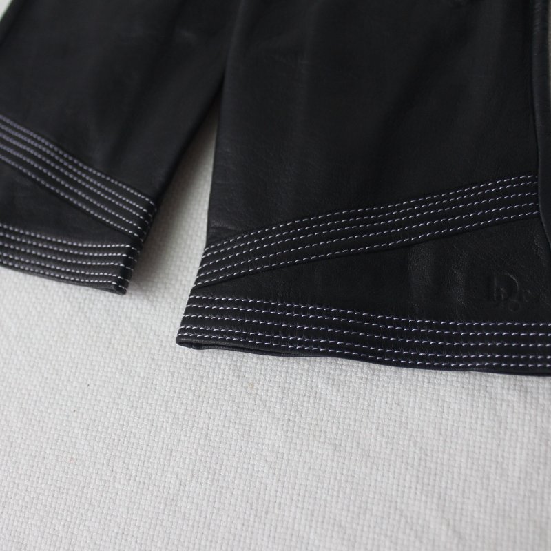 /庫存新品/Christian Dior黑色羊皮手套-1