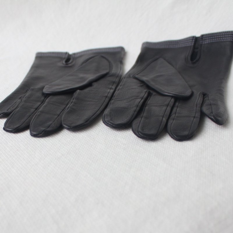 /庫存新品/Christian Dior黑色羊皮手套-3