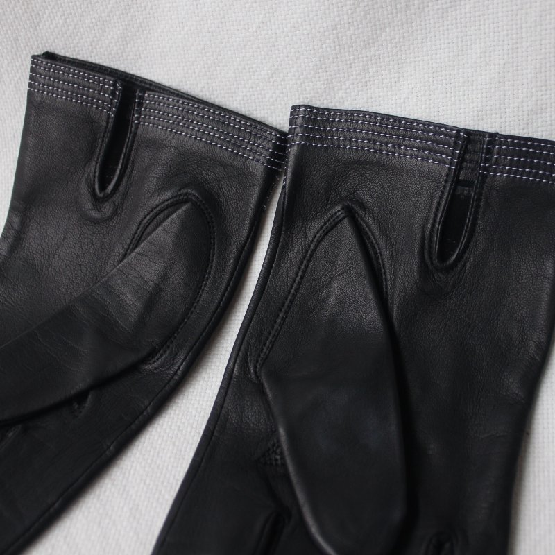 /庫存新品/Christian Dior黑色羊皮手套-4