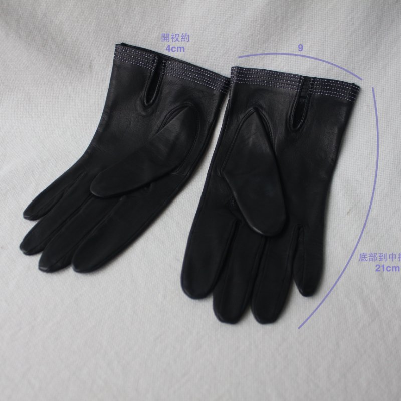 /庫存新品/Christian Dior黑色羊皮手套-5