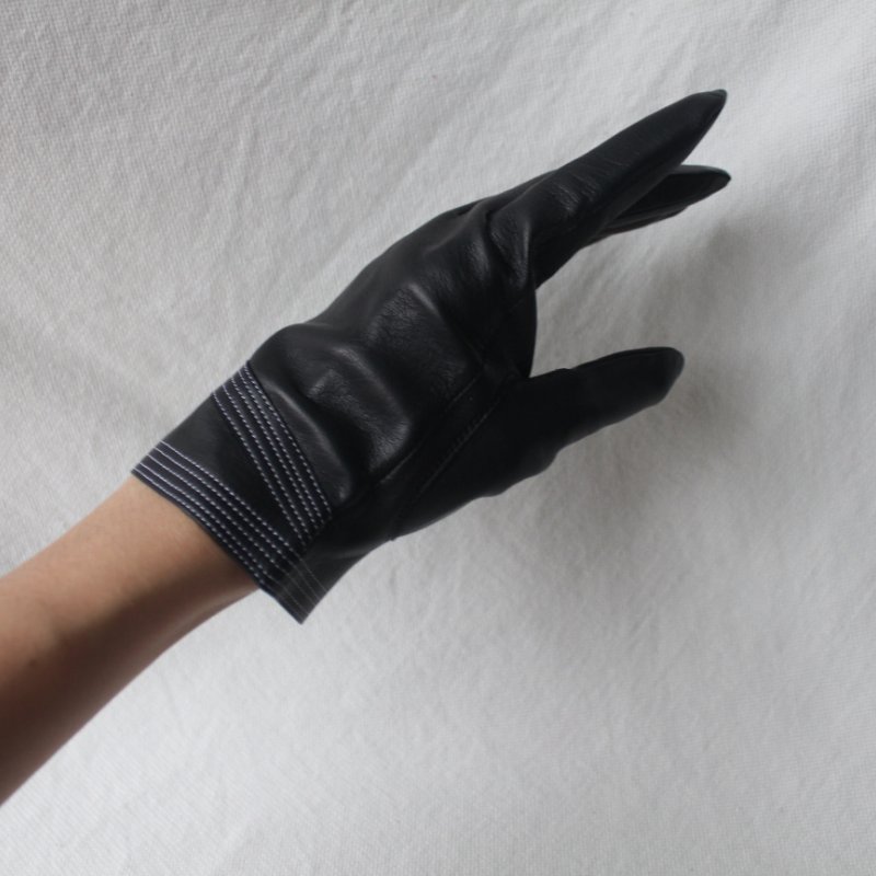 /庫存新品/Christian Dior黑色羊皮手套-8