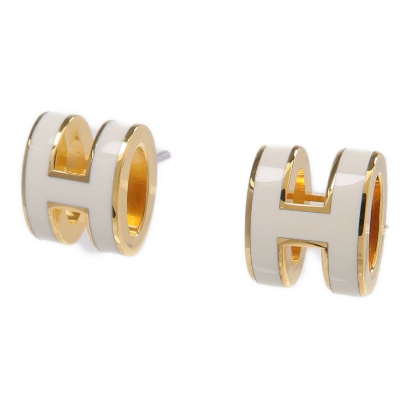 HERMES 金屬Mini Pop H Earrings耳環-2