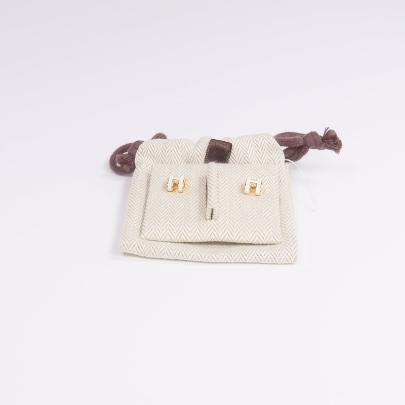 HERMES 金屬Mini Pop H Earrings耳環-5