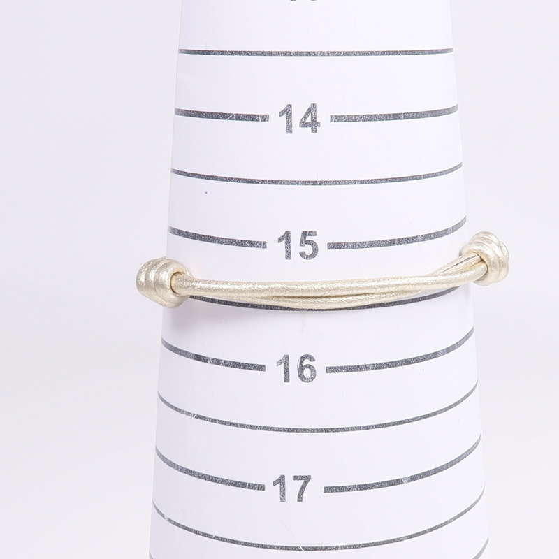 PRADA 金屬/Nappa皮革Bracelet手帶-8