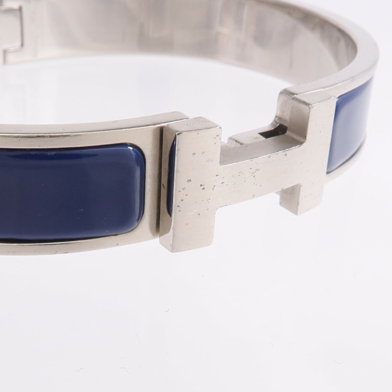 HERMES 金屬/琺瑯Clic H Bracelet手鐲-4