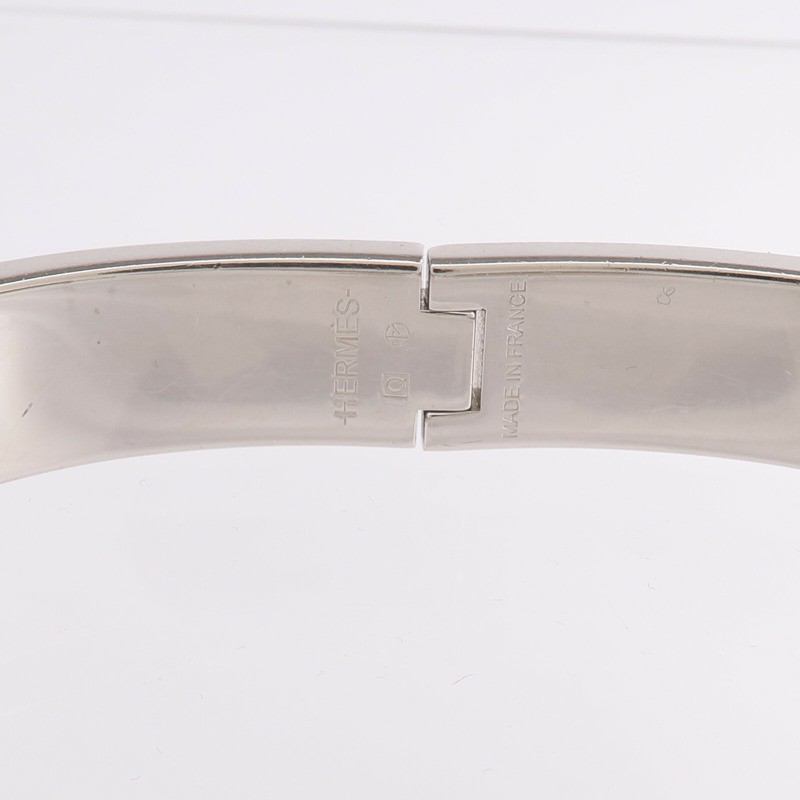 HERMES 金屬/琺瑯Clic H Bracelet手鐲-6