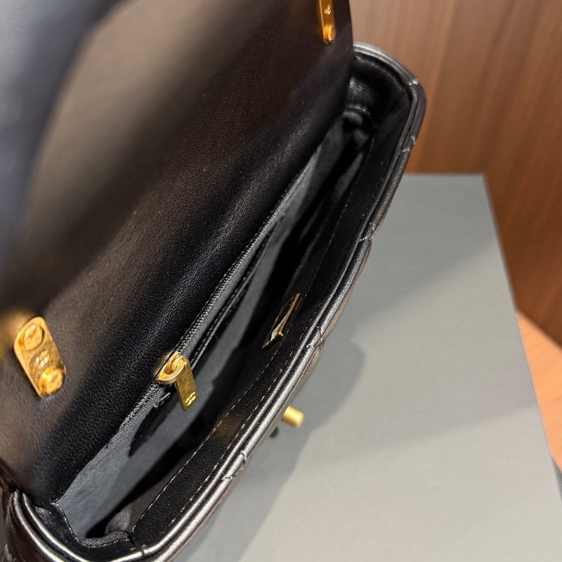 芯片款 香奈兒/Chanel 黑金粗鏈條方胖子-8