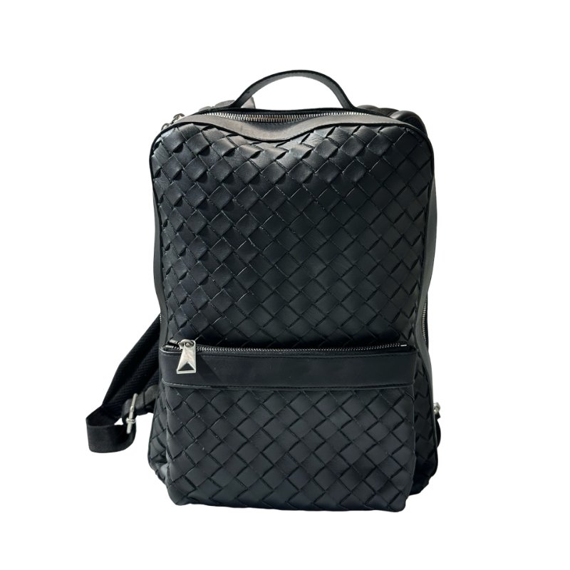Used BOTTEGA VENETA Backpack Black PHW-0