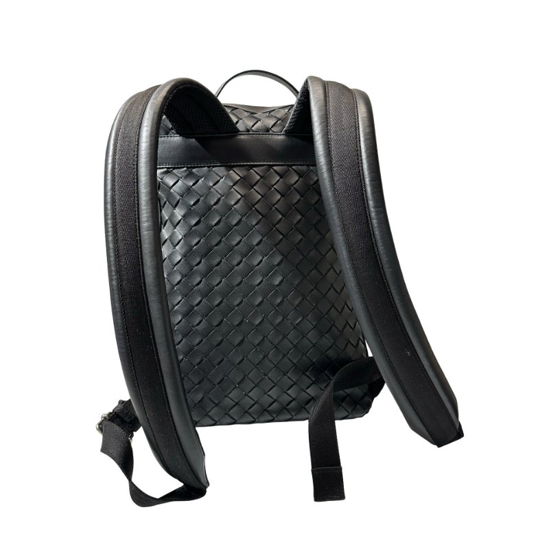 Used BOTTEGA VENETA Backpack Black PHW-6