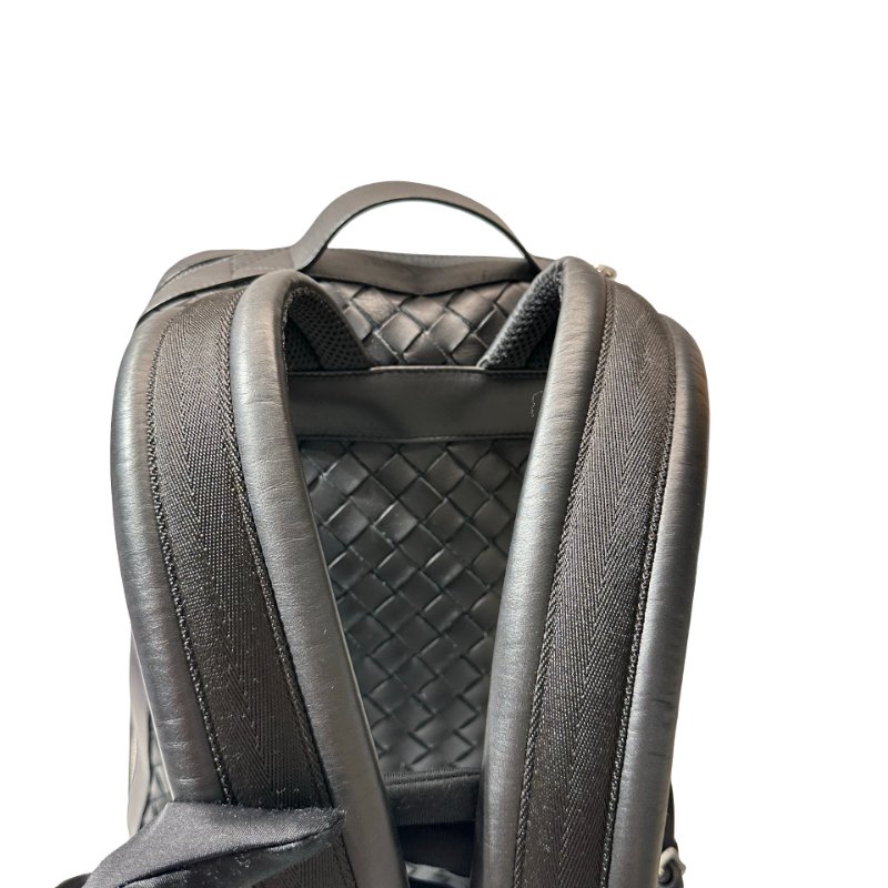 Used BOTTEGA VENETA Backpack Black PHW-7