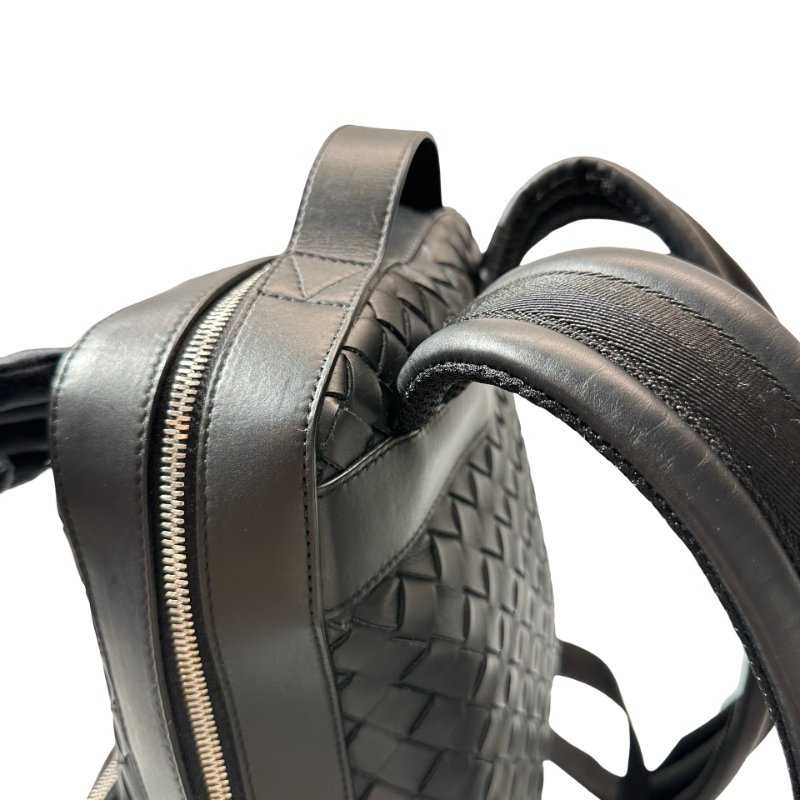 Used BOTTEGA VENETA Backpack Black PHW-10