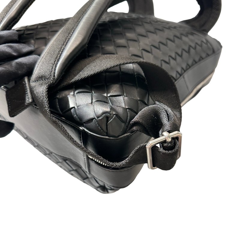Used BOTTEGA VENETA Backpack Black PHW-15