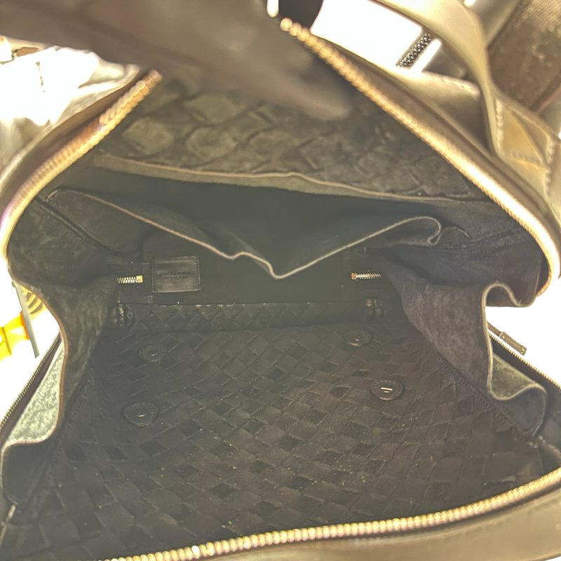 Used BOTTEGA VENETA Backpack Black PHW-16