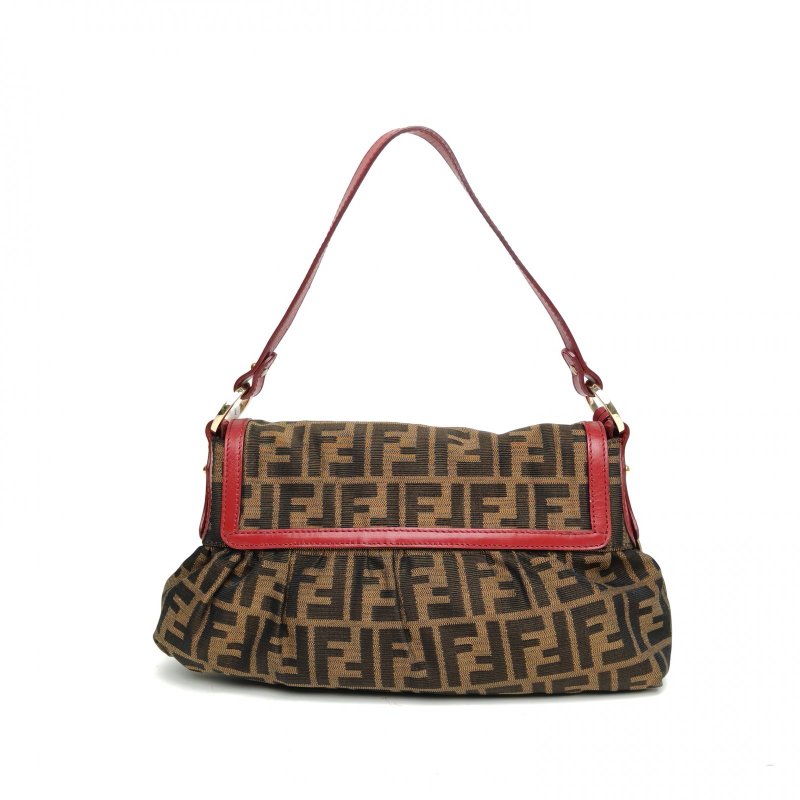 FENDI 老花帆布中古腋下包肩背包-2