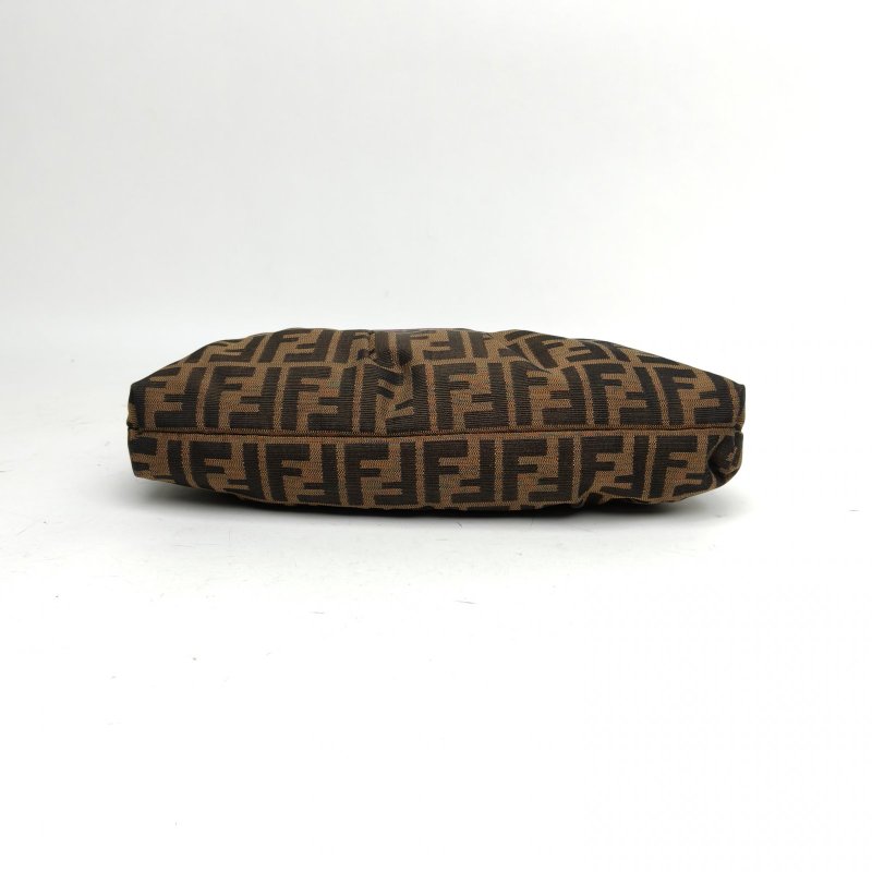 FENDI 老花帆布中古腋下包肩背包-4